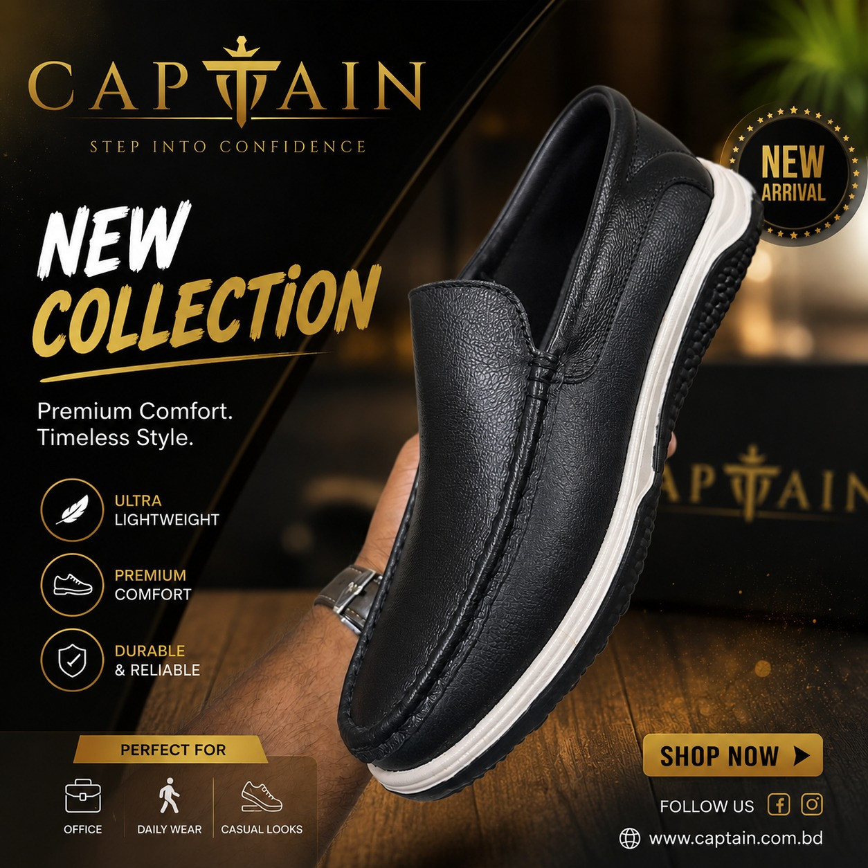 Behind Every Step: The Captain Footwear Manufacturing Process